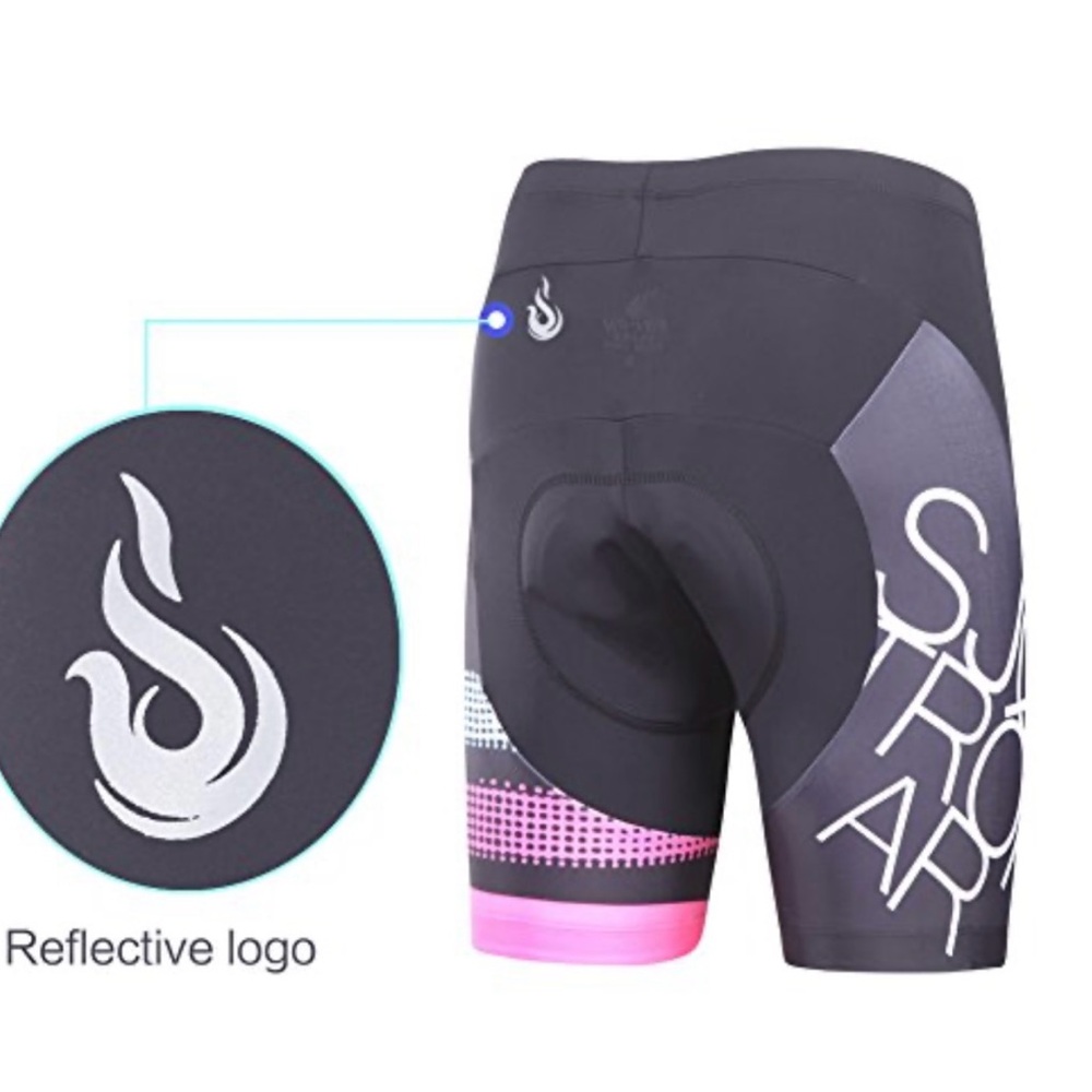 Beroy Women’s Cycling Shorts Black/ Pink Sz 2XL - Picture 8 of 10